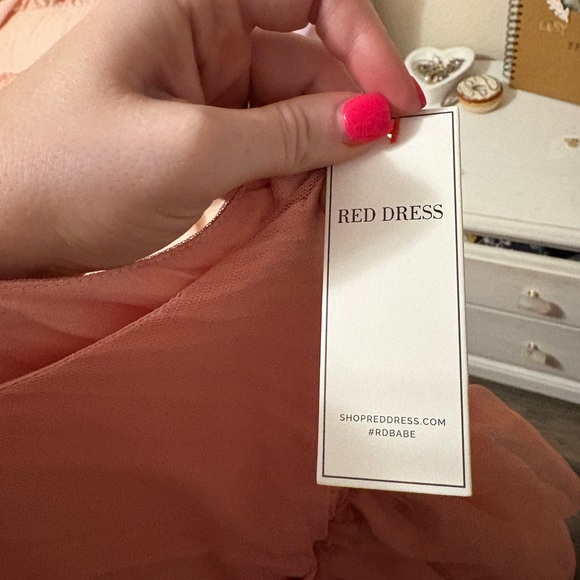 Red Dress Boutique Peach Maxi Dress - Picture 2 of 2